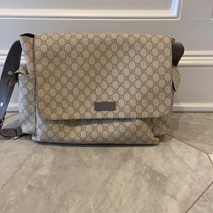 gucci space cats birds gg supreme canvas diaper bolsa baby 211131